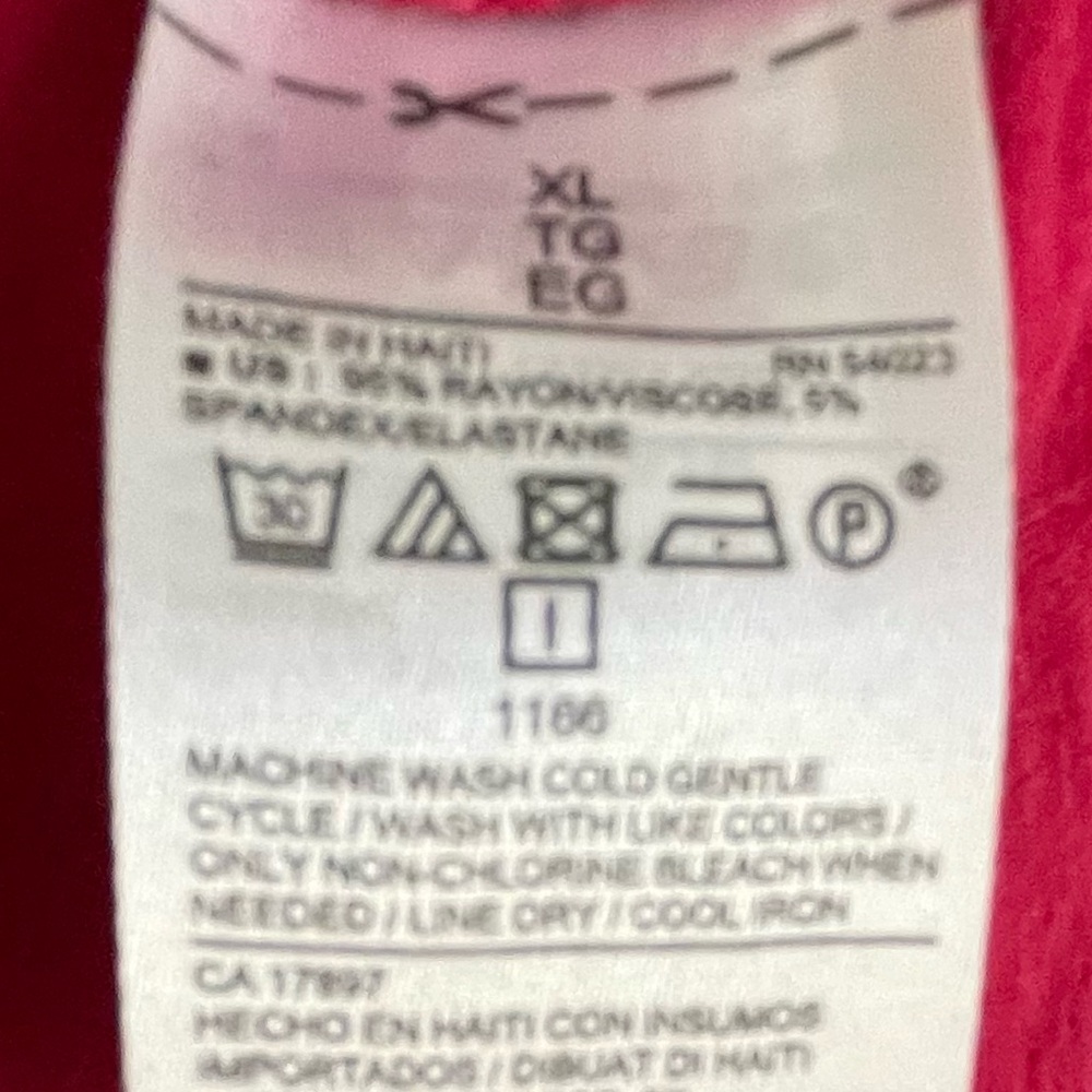 Old Navy Women's Red Long Sleeve Tunic Top Size XL - Picture 5 of 5